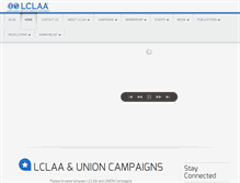 Tablet Screenshot of lclaa.org